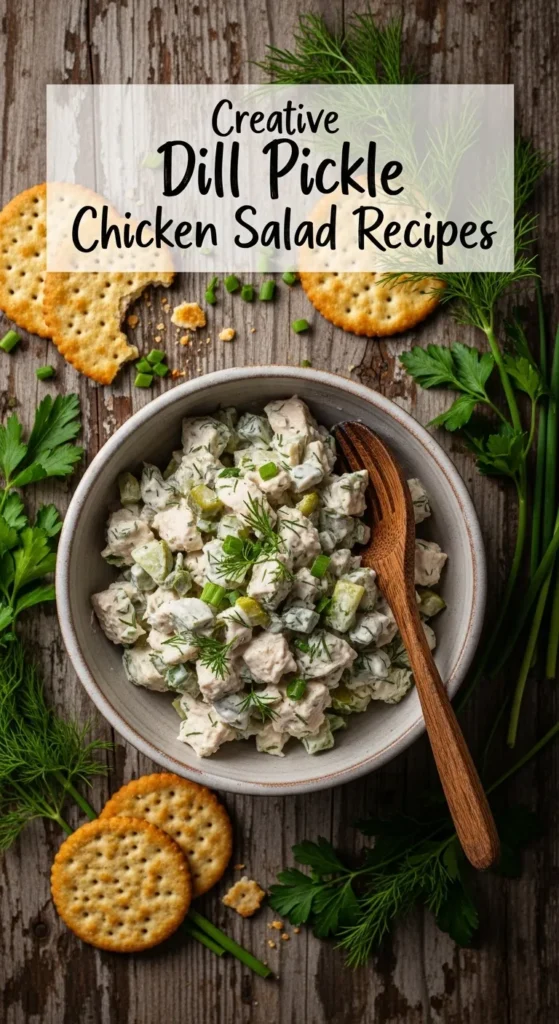 Homemade-chicken-salad-with-pickles-and-dressing