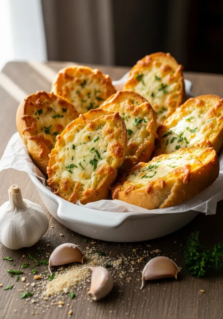 Sliced-garlic-bread-cheese-bowl