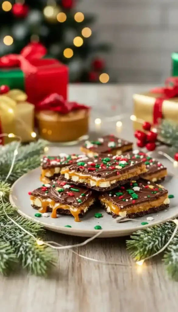 christmas-crack-with-chocolate-and-peppermint