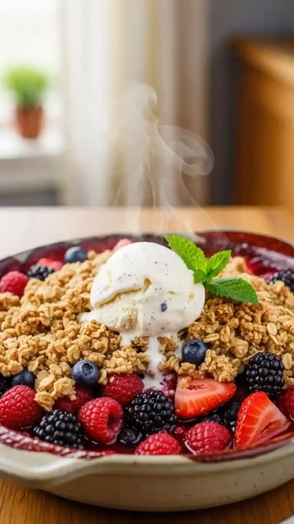 mixed-berry-crisp-recipe-with-oats-and-crumble