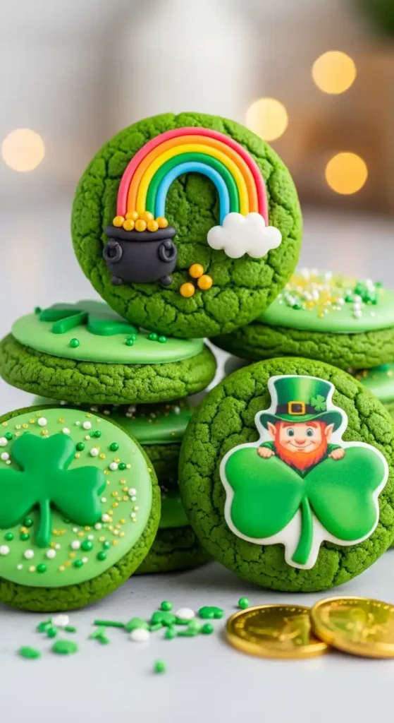 green-velvet-cookies