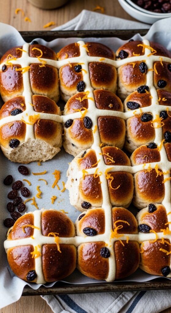 hot-cross-bun-recipe-with-orange-zest-and-raisins