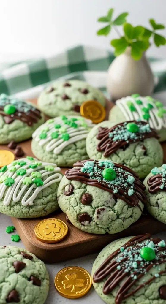 mint-chocolate-chip-cookies