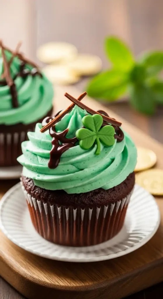 mint-chocolate-cupcakes
